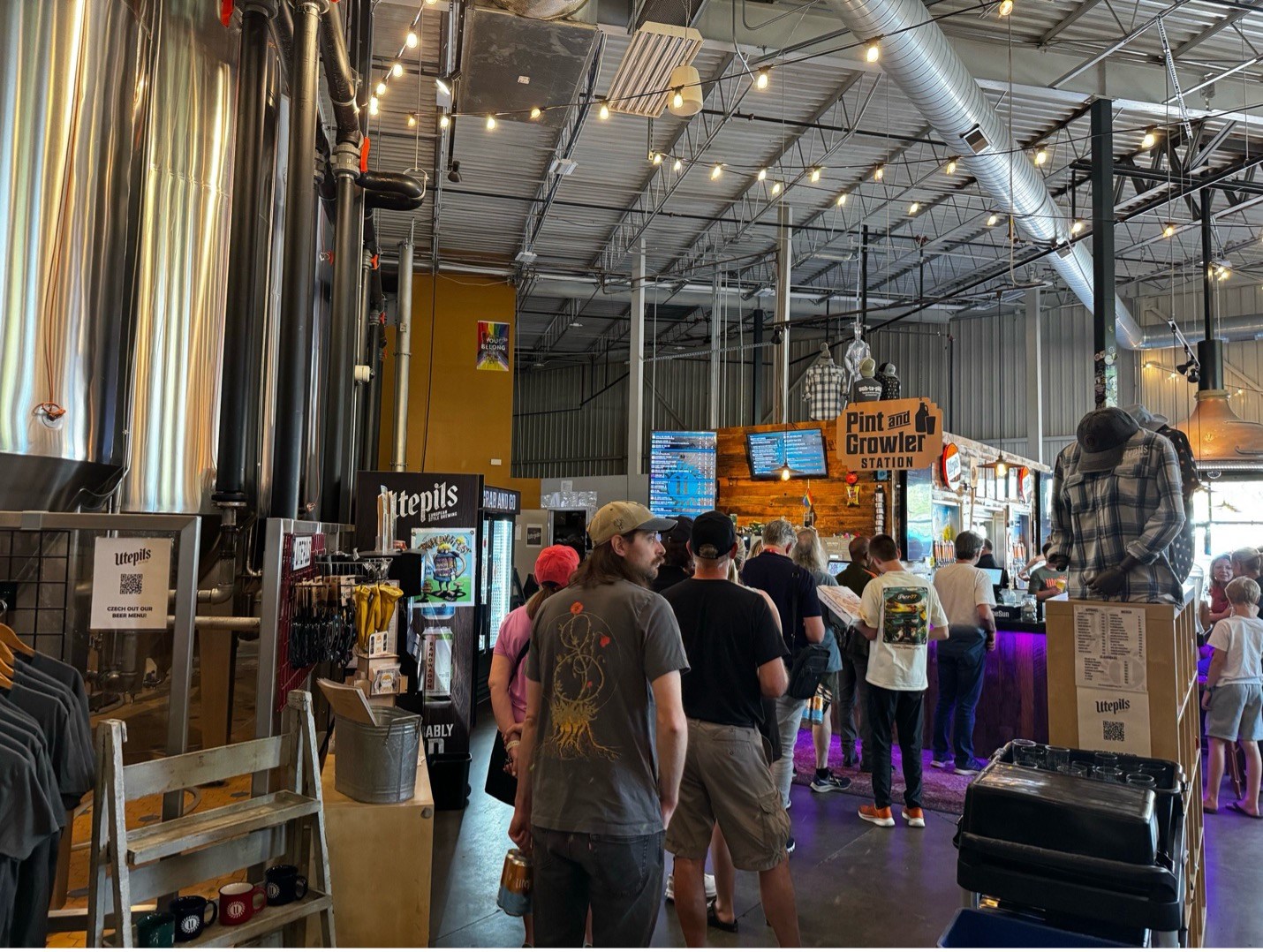 interior of Utepils brewing, Minnesota